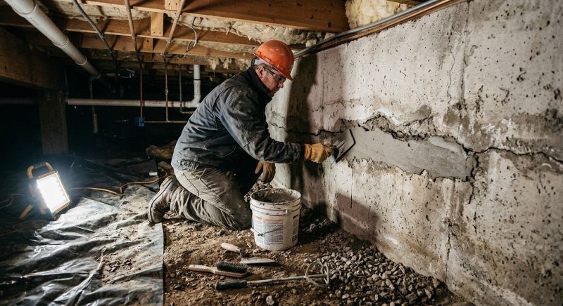 Basement Foundation Repair in New Fairfield, CT