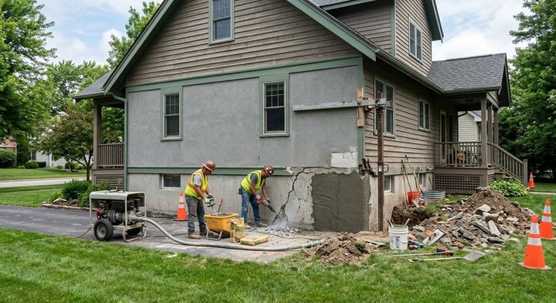 Building Foundation Repair in Cheshire, CT