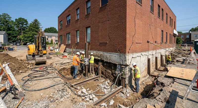 Building Foundation Repair in Mount Kisco, NY