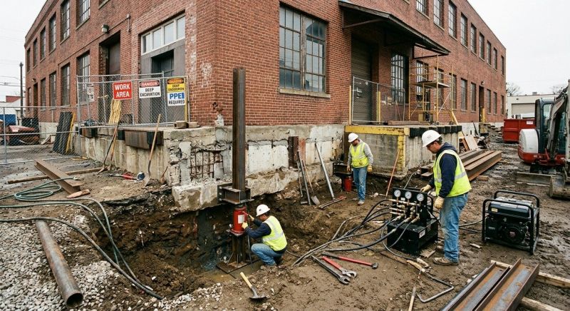 Building Foundation Repair in New Canaan, CT