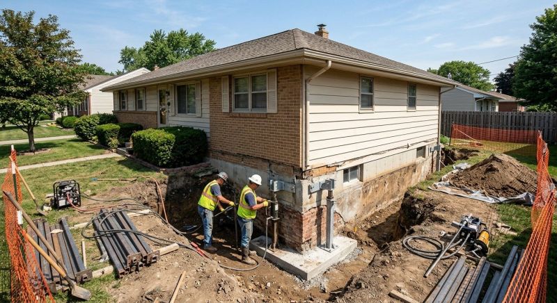 Building Foundation Repair in New Fairfield, CT