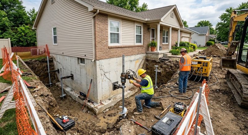 Building Foundation Repair in Oxford, CT