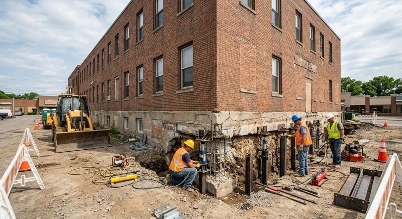 Commercial Foundation Repair in Newtown, CT