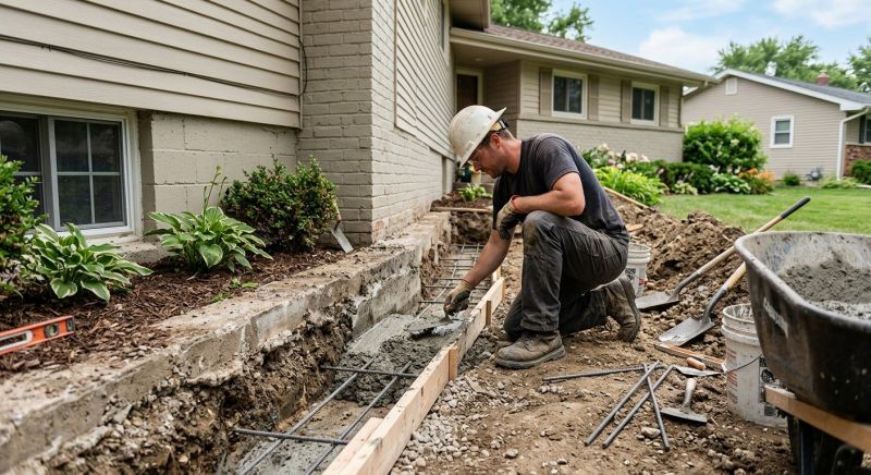 Concrete Foundation Repair in New Fairfield, CT