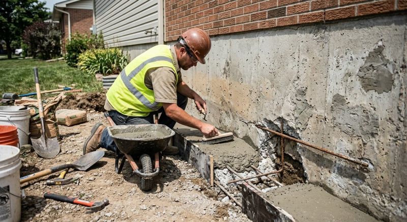 Concrete Foundation Repair in Northfield, CT