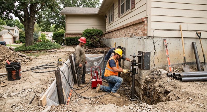Cracked Foundation Repair in Bridgewater, CT