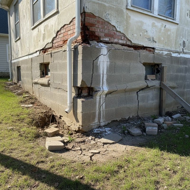 Cracked Foundation Repair in Easton, CT