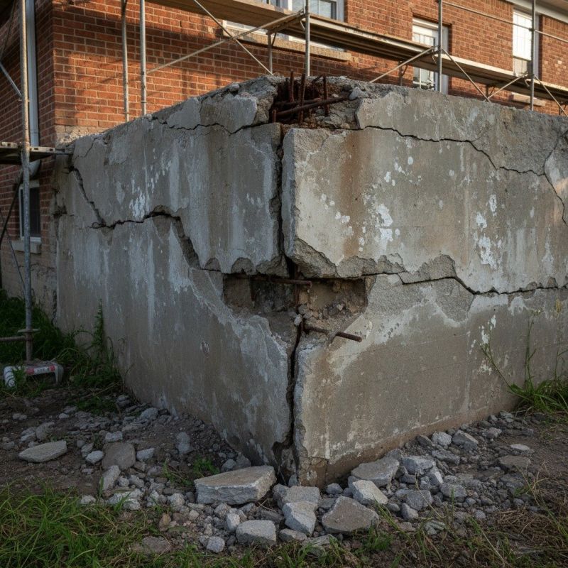 Cracked Foundation Repair in Oakville, CT
