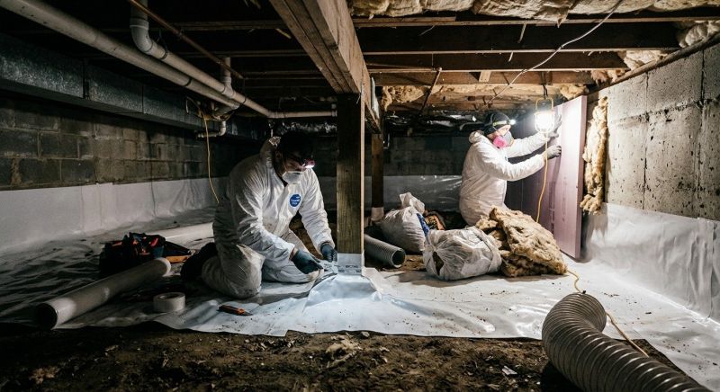 Crawl Space Leveling in Newtown, CT