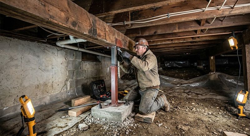 Crawlspace Foundation Repair in Darien, CT