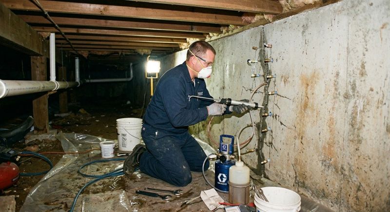 Crawlspace Foundation Repair in Derby, CT