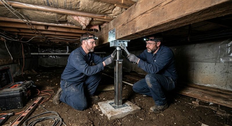 Crawlspace Foundation Repair in Monroe, CT