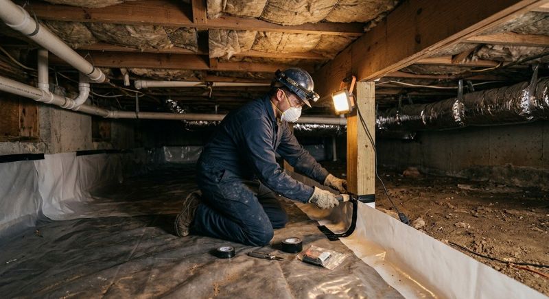 Crawlspace Repair in Newtown, CT