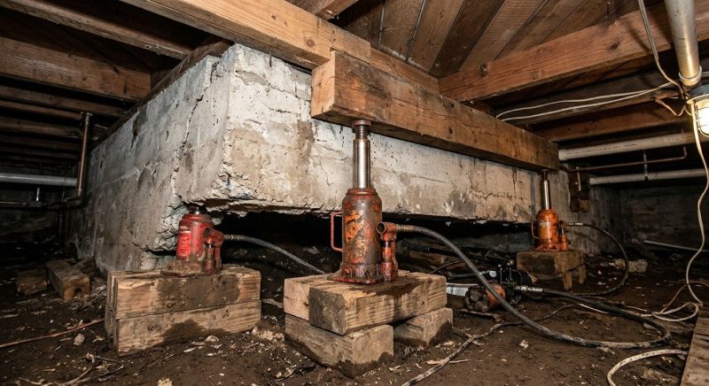 Foundation Jacking in Bethlehem, CT