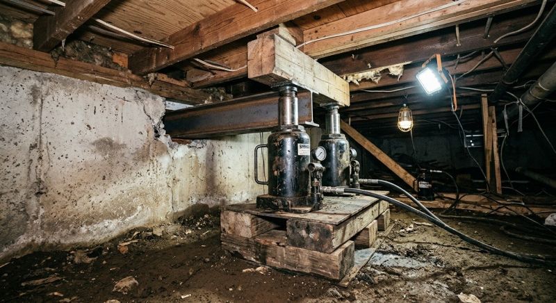 Foundation Jacking in Bethlehem, CT