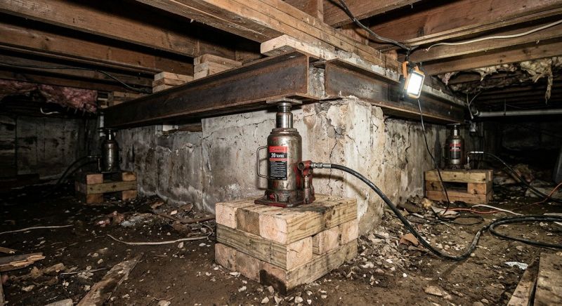 Foundation Jacking in New Canaan, CT