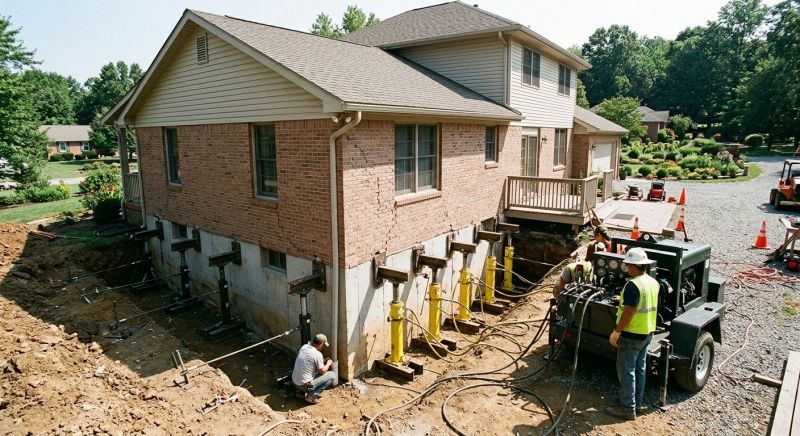 Foundation Jacking in New Milford, CT