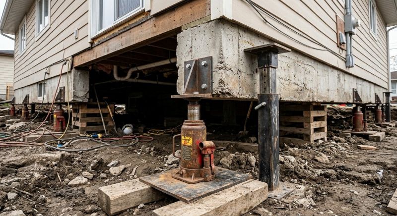 Foundation Jacking in New Milford, CT