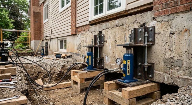 Foundation Jacking in Plymouth, CT