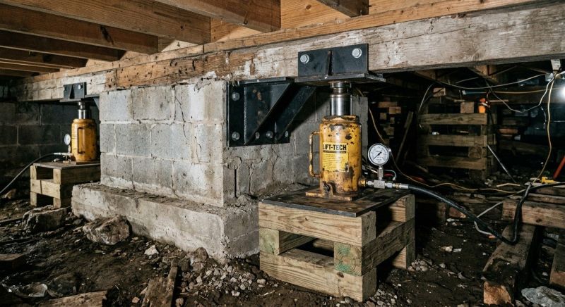 Foundation Jacking in Shelton, CT