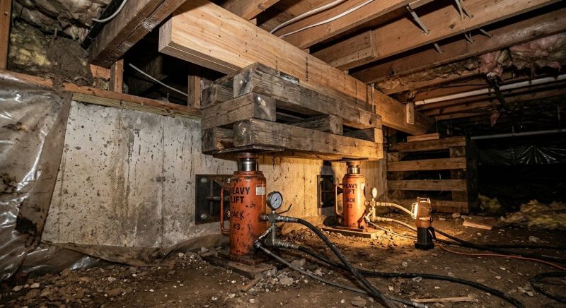 Foundation Jacking in South Kent, CT