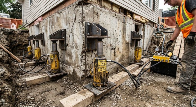 Foundation Jacking in Stratford, CT