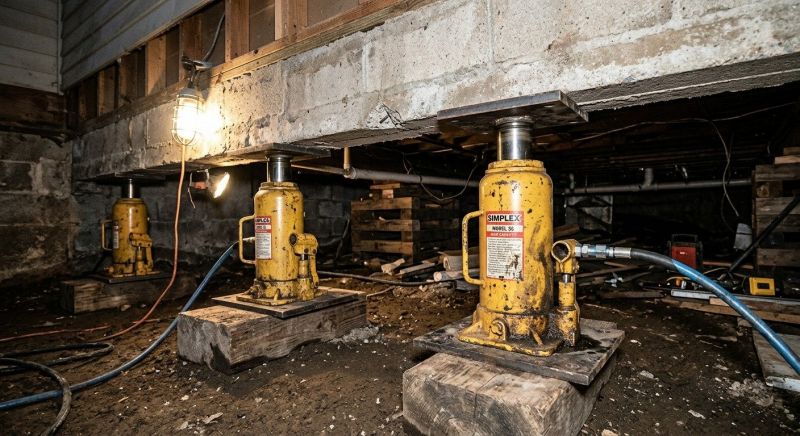 Foundation Jacking in Trumbull, CT