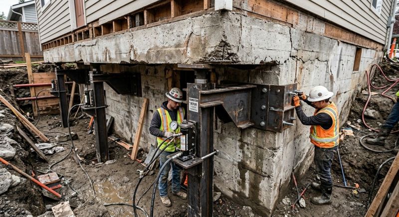 Foundation Lifting in Bethlehem, CT
