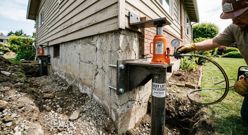Foundation Lifting in Easton, CT