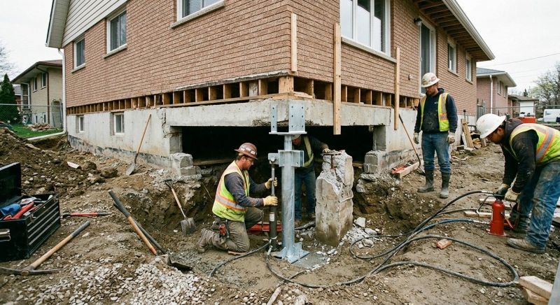 Foundation Pier Repair in Newtown, CT