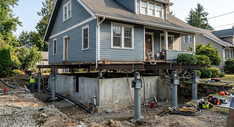 Foundation Raising in Thomaston, CT