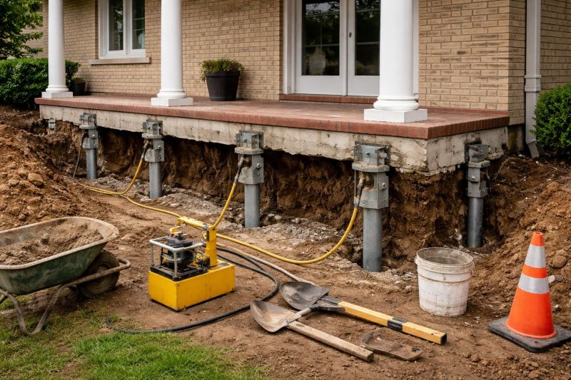 Foundation Stabilizing in Easton, CT