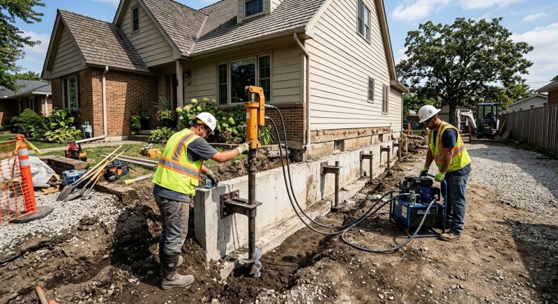 Foundation Stabilizing in Newtown, CT