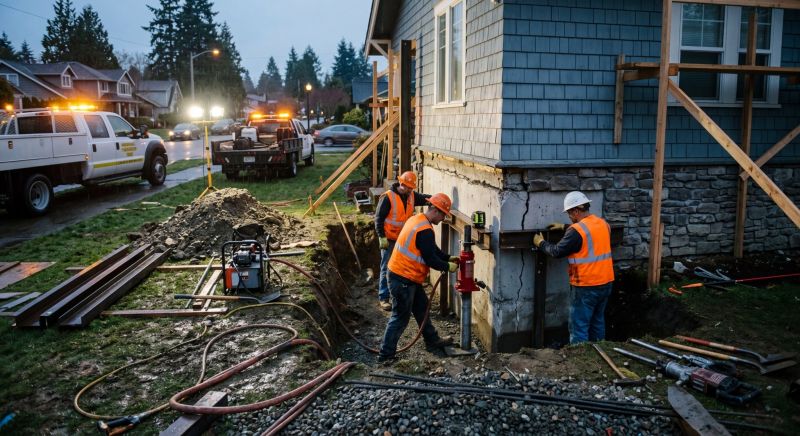 Foundation Stabilizing in North Salem, NY
