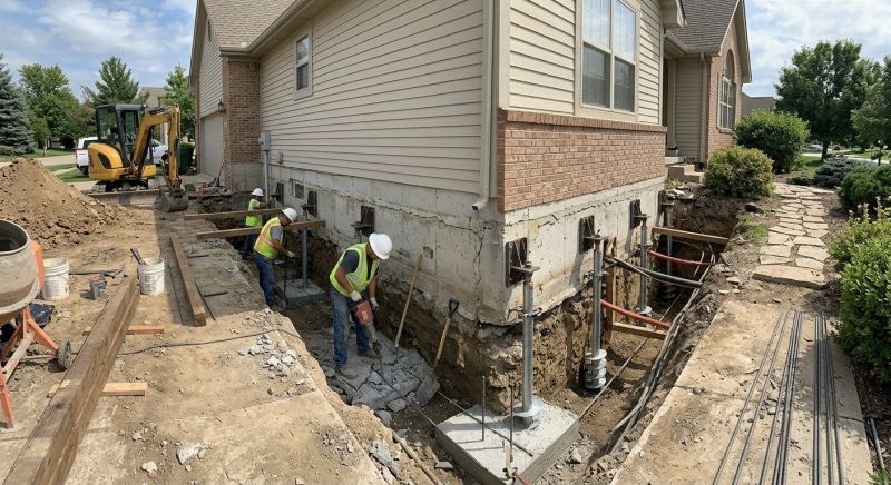 Foundation Underpinning in Newtown, CT