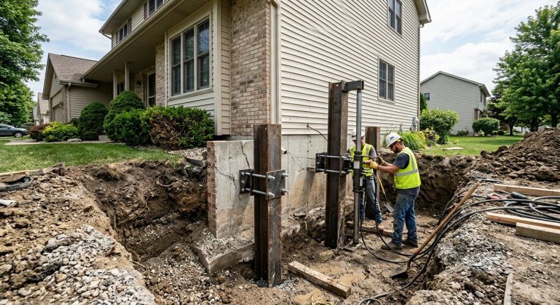 Foundation Underpinning in Newtown, CT