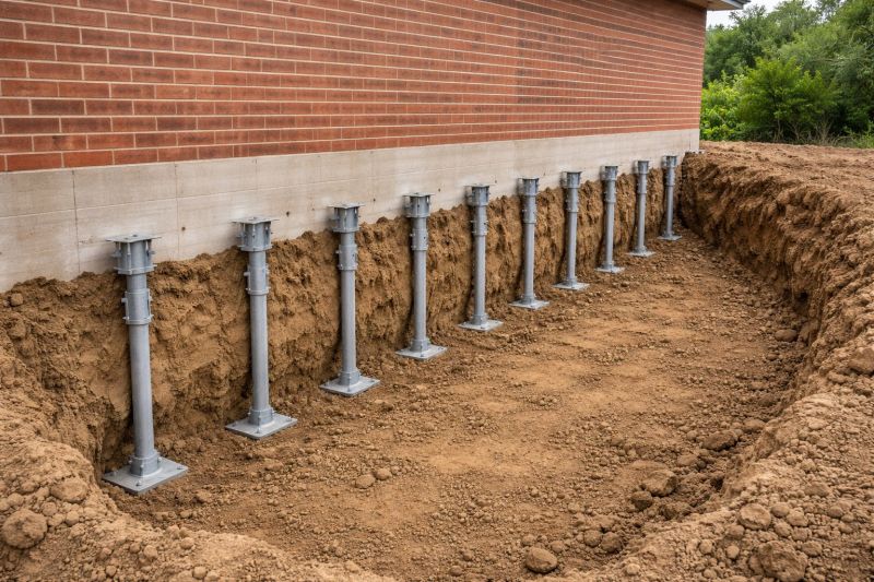 Helical Piers Installation in Newtown, CT