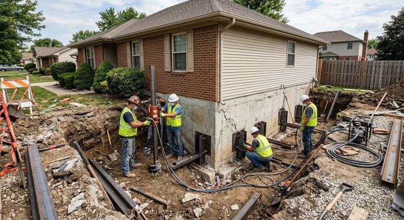 House Foundation Repair in Danbury, CT