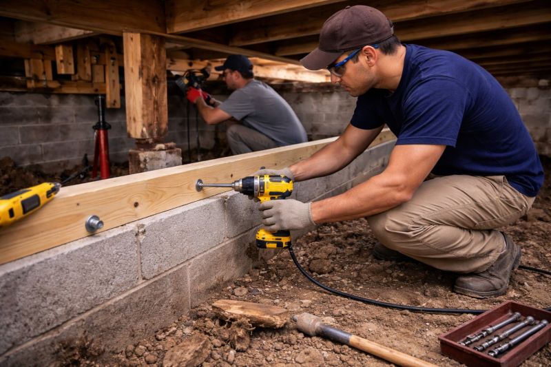 House Foundation Repair in New Fairfield, CT