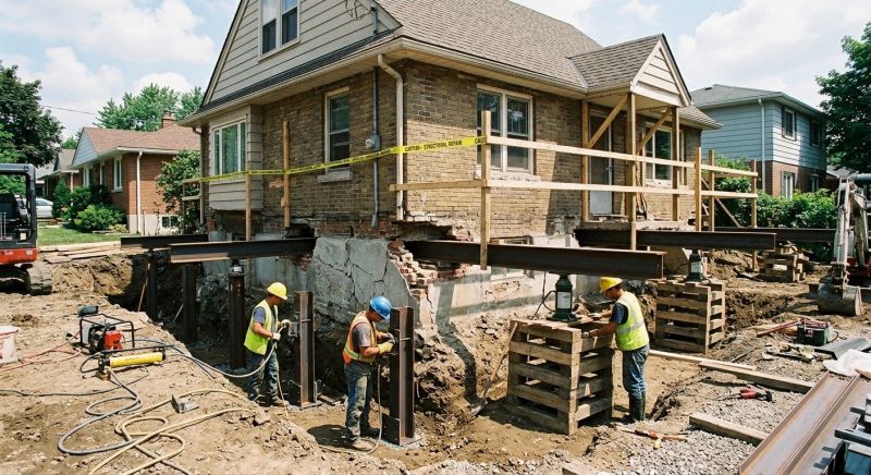 House Foundation Repair in Westport, CT