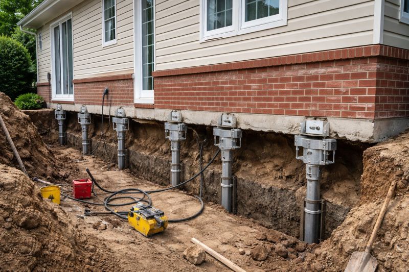 House Underpinning in Newtown, CT