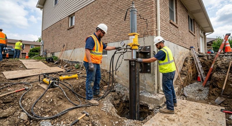 Settling Foundation Service in Bethlehem, CT