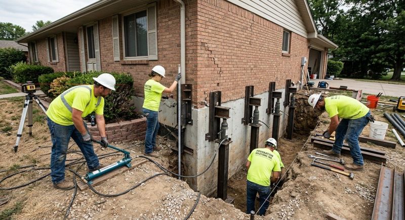 Settling Foundation Service in Cheshire, CT
