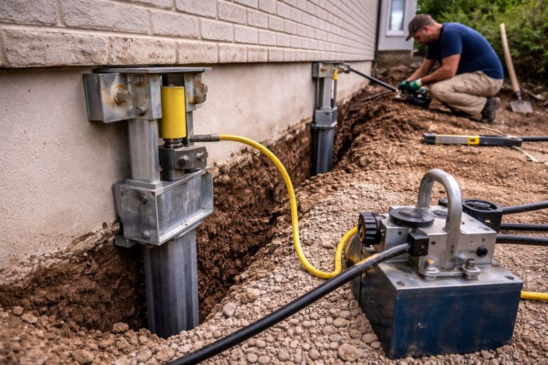 Sinking Foundation Repair in Bethel, CT