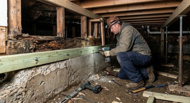 Sinking Foundation Repair in Bethel, CT