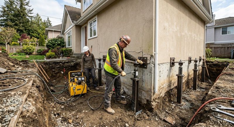 Sinking Foundation Repair in Brewster, NY