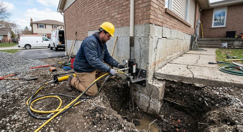Sinking Foundation Repair in South Salem, NY