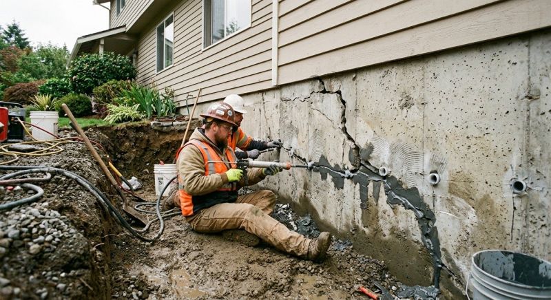 Structural Foundation Repair in Naugatuck, CT