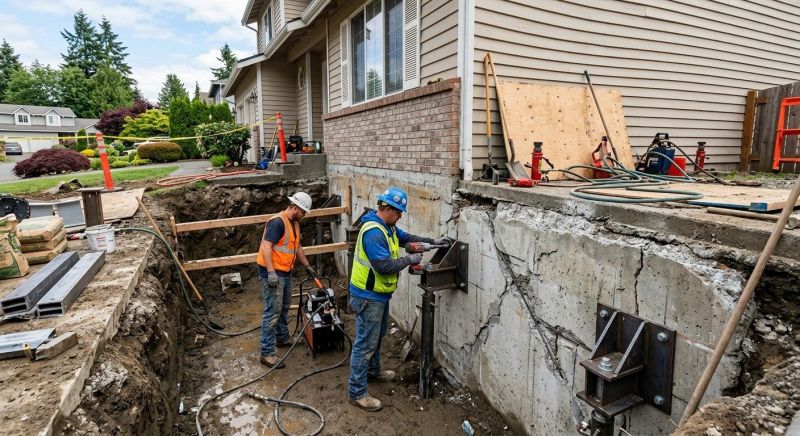 Structural Foundation Repair in Trumbull, CT