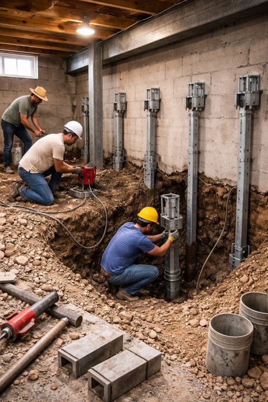 Structural Underpinning in Newtown, CT